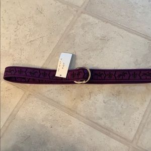 Purple and black horse belt